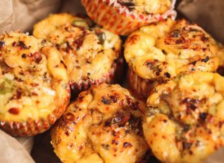 Мъфини с кашкавал и гъби: Идеална комбинация за всеки вкус Мъфини с кашкавал и гъби